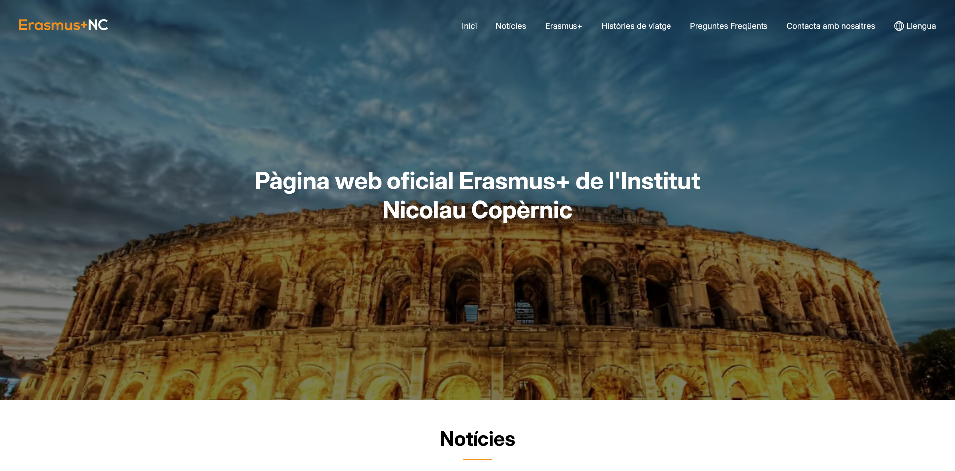 Erasmus project screenshot